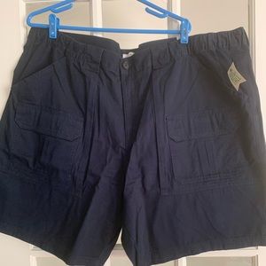 NWT!! Men’s size 52 - 9 in. Inseam cargo shorts with elastic waist band.